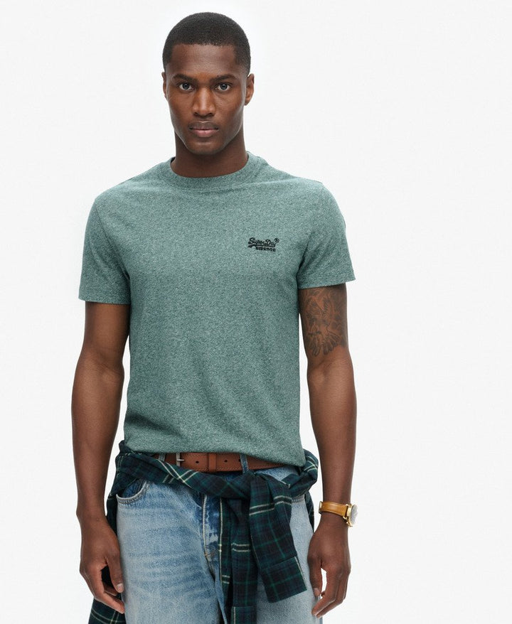 Essential Logo Embroidered Slim Fit Tee