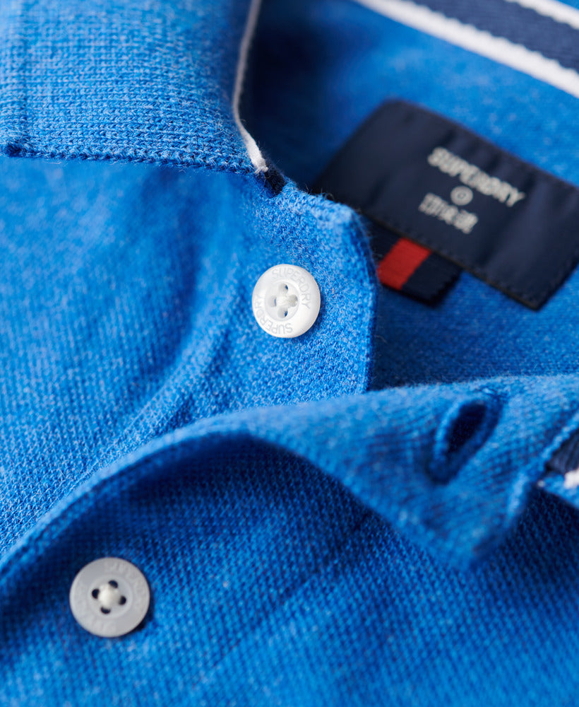 Classic Pique Polo | Varsity Blue Marle