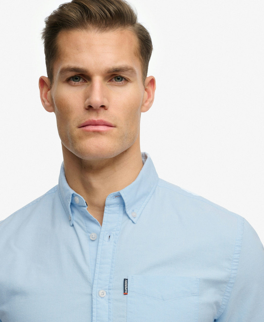 Oxford Short Sleeve Shirt | Seafoam Blue