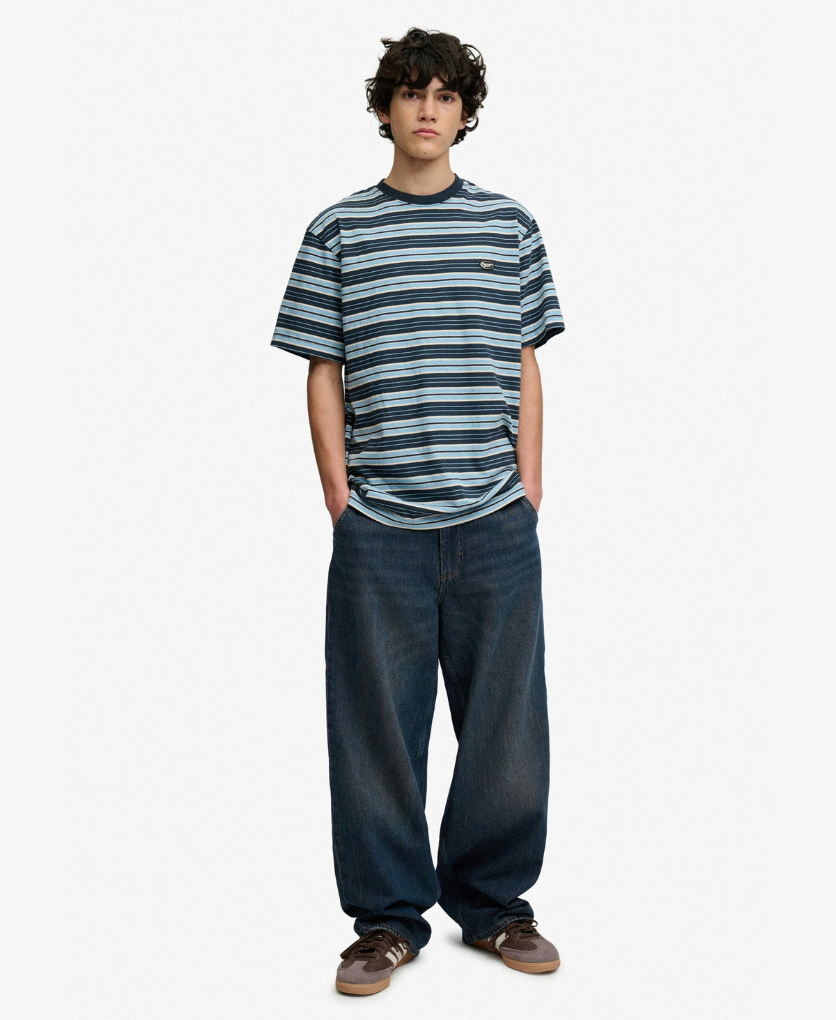 Oversized Rigid Washed Jean | Viper Vintage Indigo 32