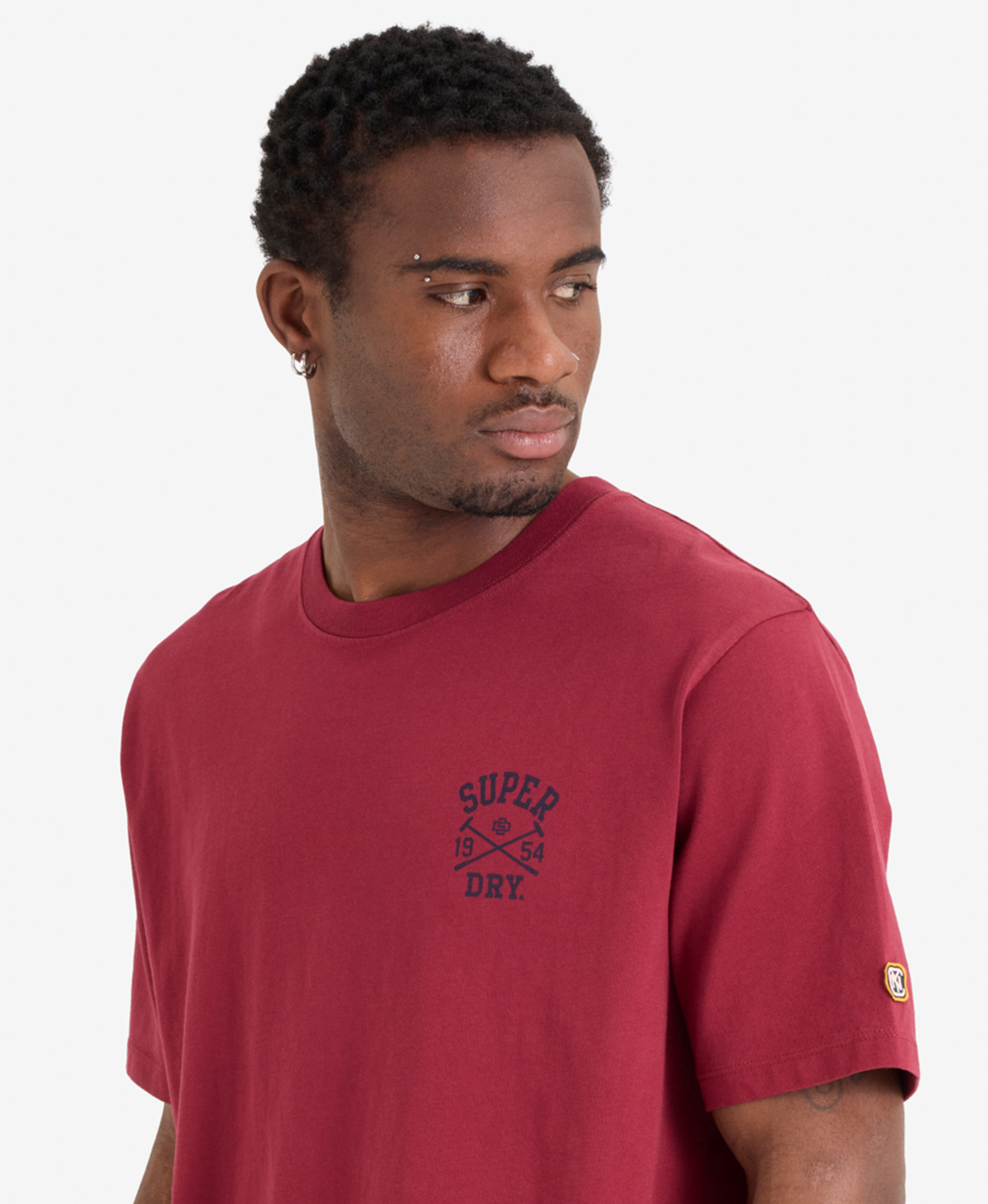 Athletic Club Tee | Bordeaux Red