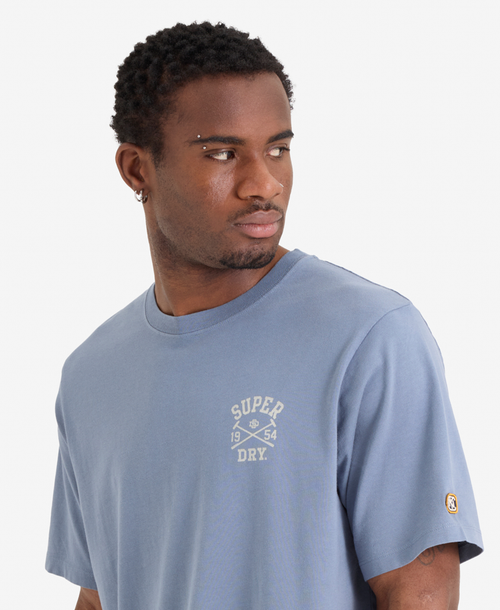 Athletic Club Tee | Flint Stone Blue Grey