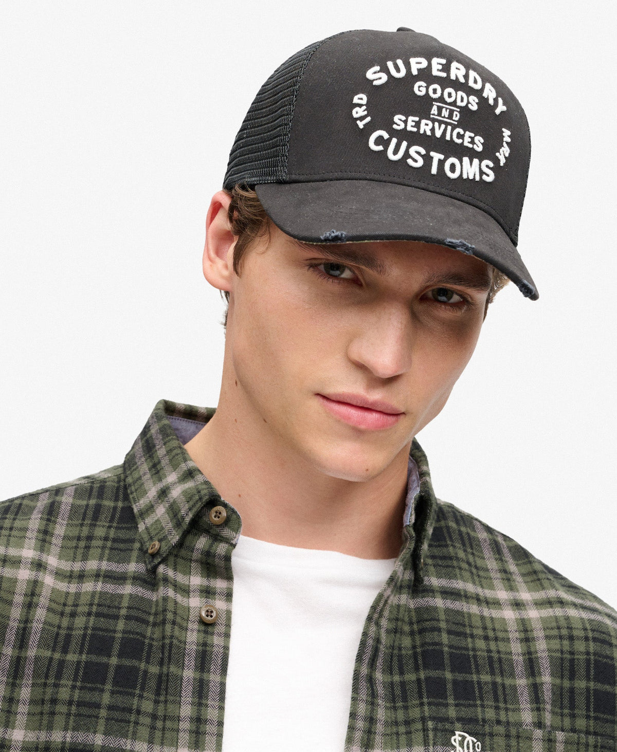 Mesh Trucker Cap | Black/Black