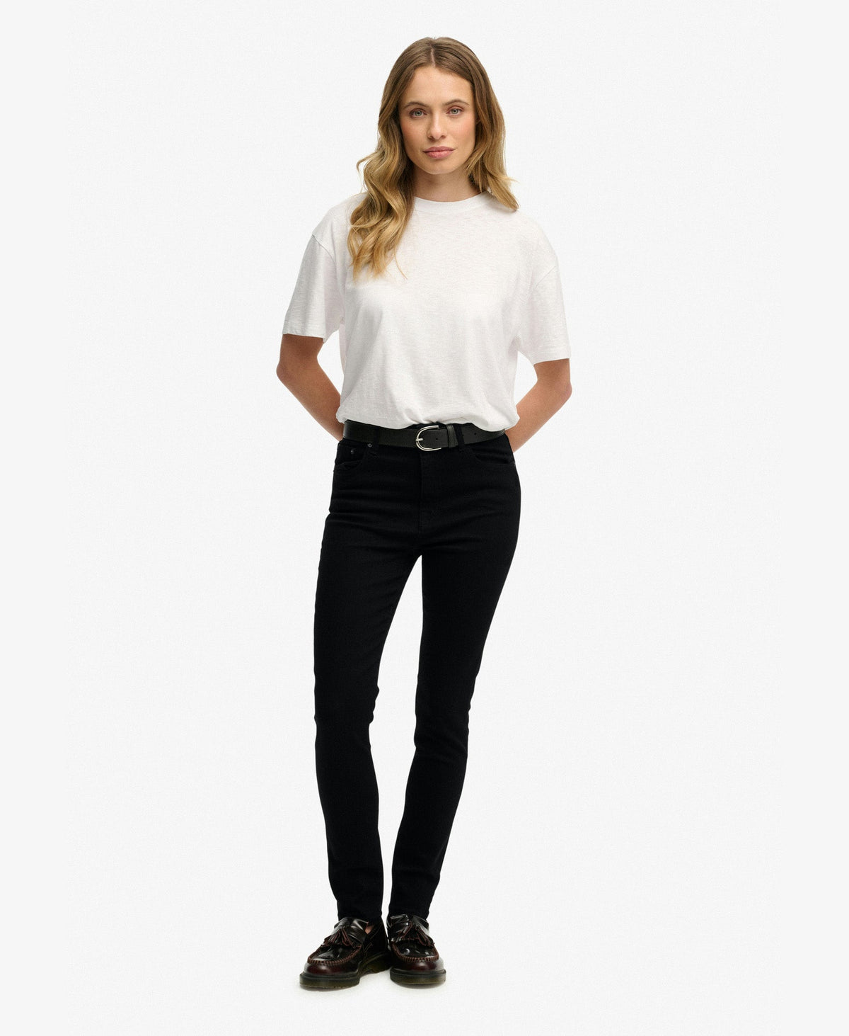 High Rise Skinny Jean | Black 30