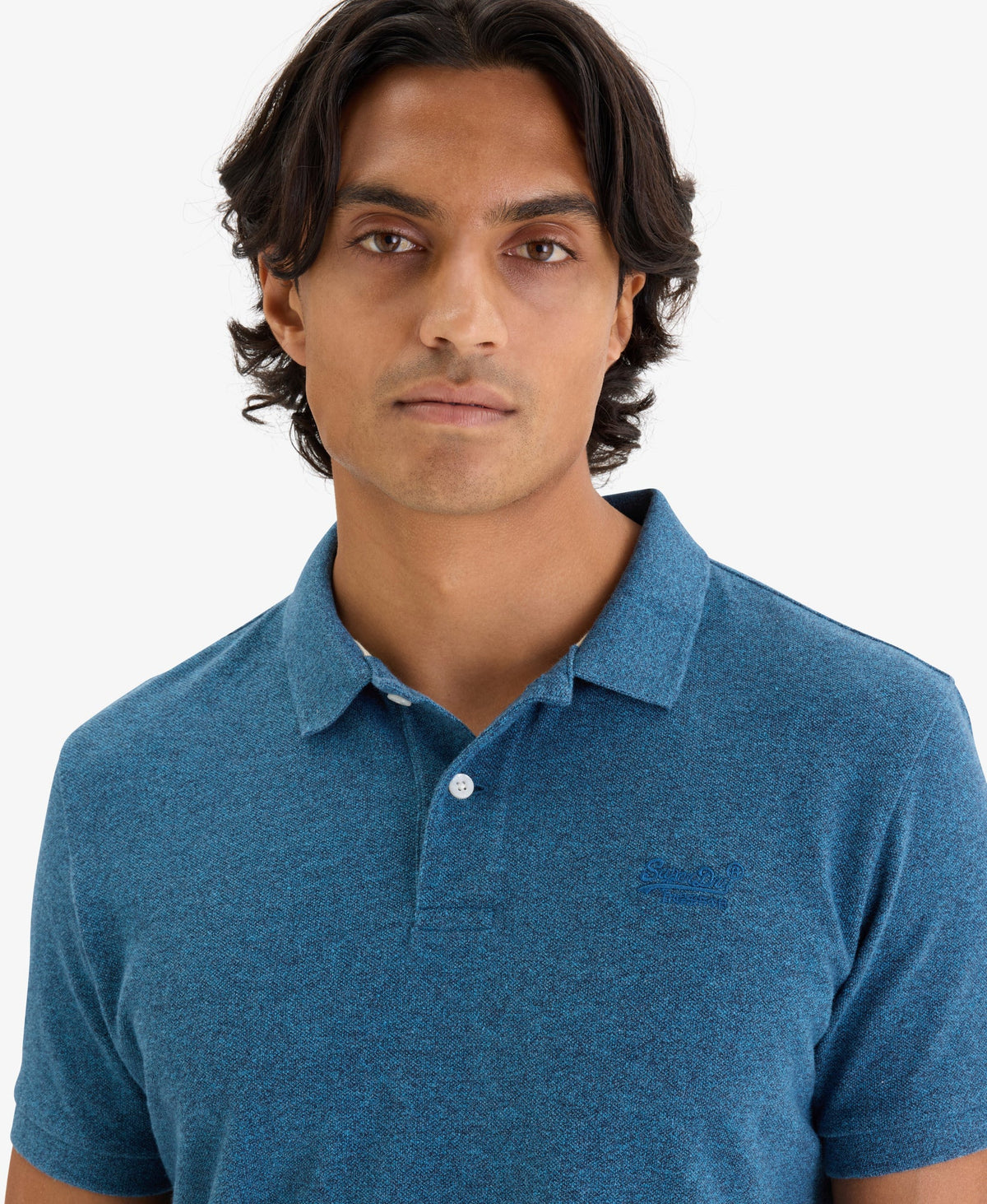 Classic Pique Polo | Charred Teal Grit