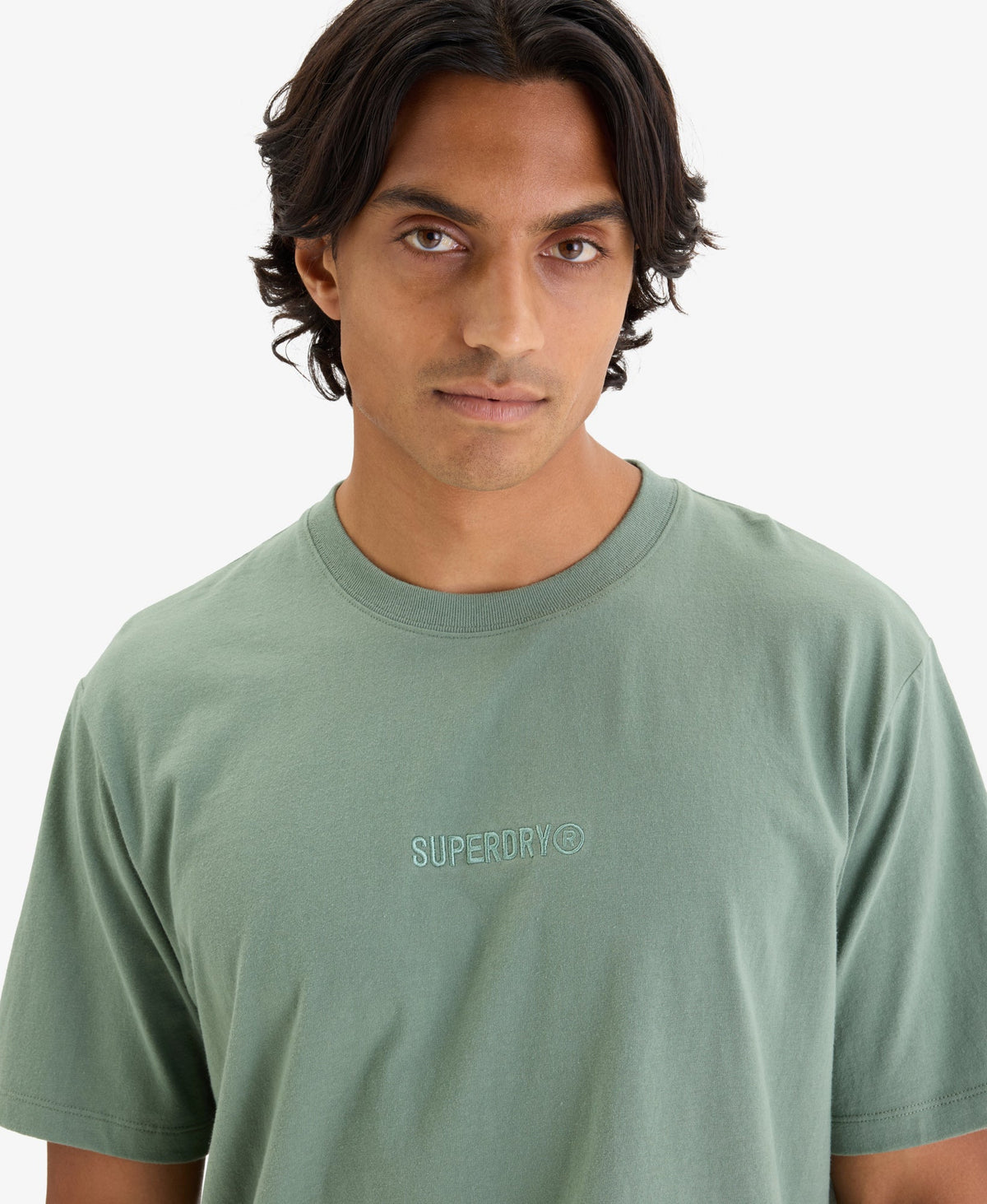 Micro Logo Tee | Laurel Khaki