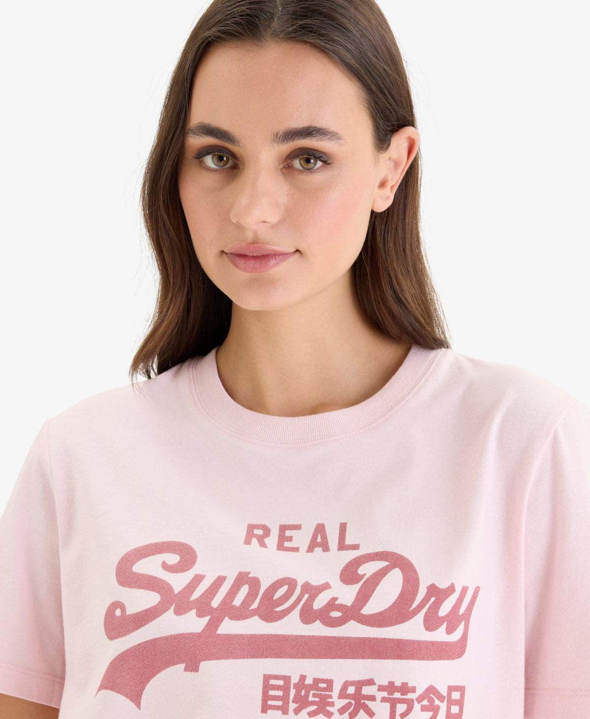 Vintage Logo Relaxed Tee | Chalk Pink