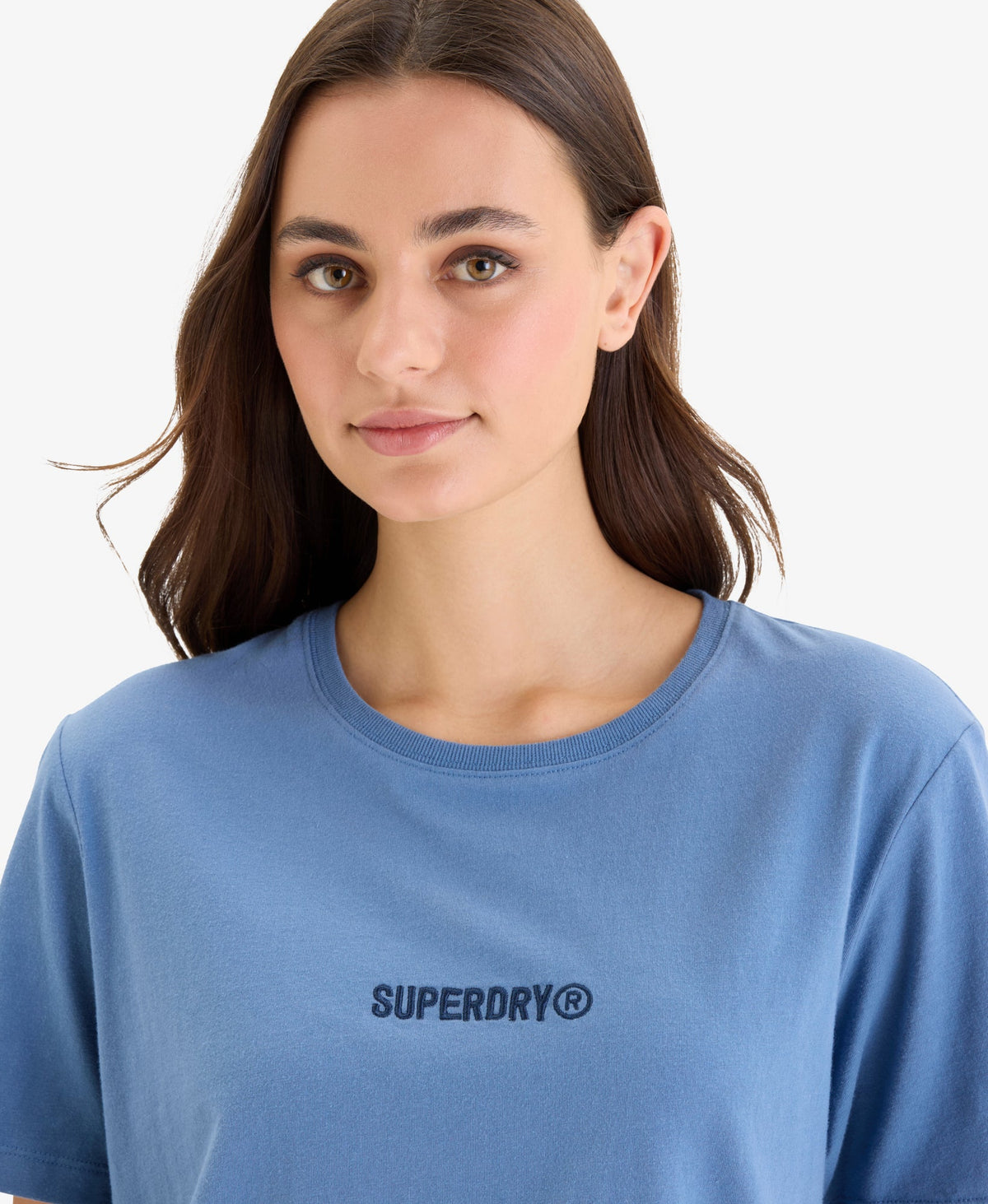 Micro Logo Tee | Wedgewood Blue