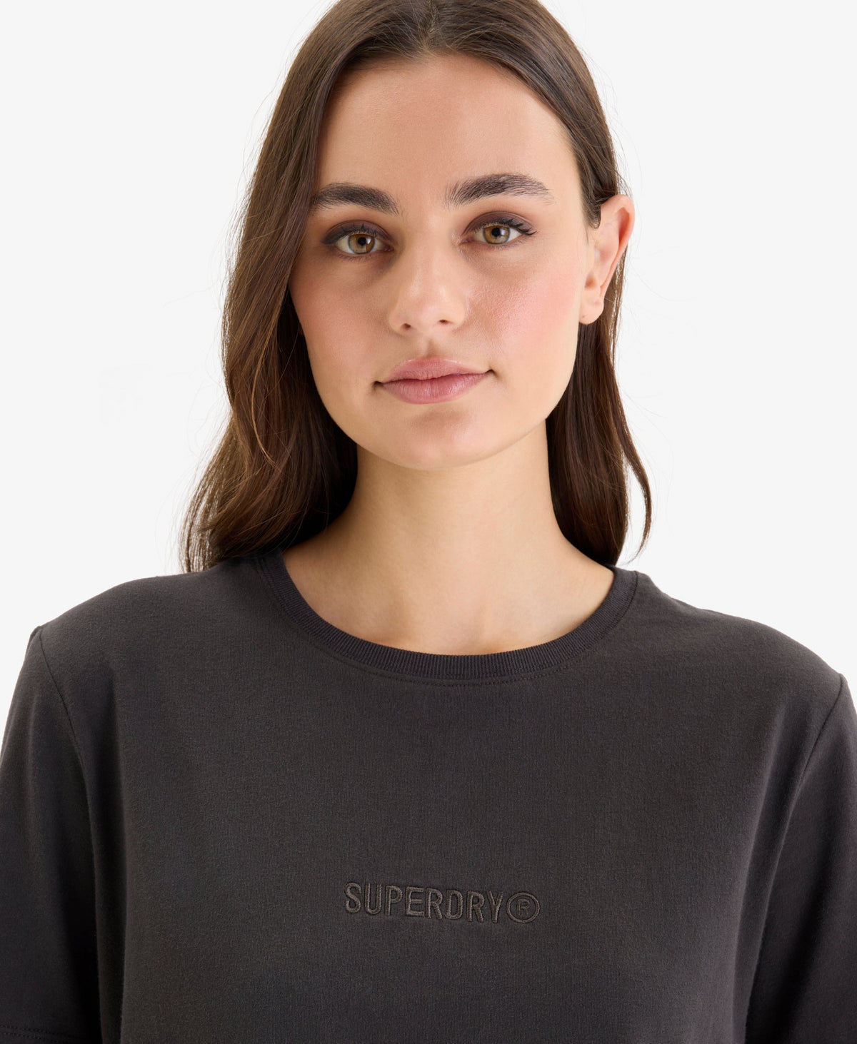 Micro Logo Tee | Bison Black