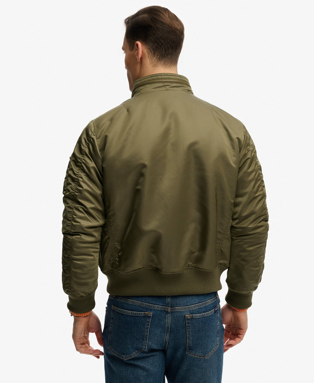 Ma1 Bomber Jacket | Olive Night Green