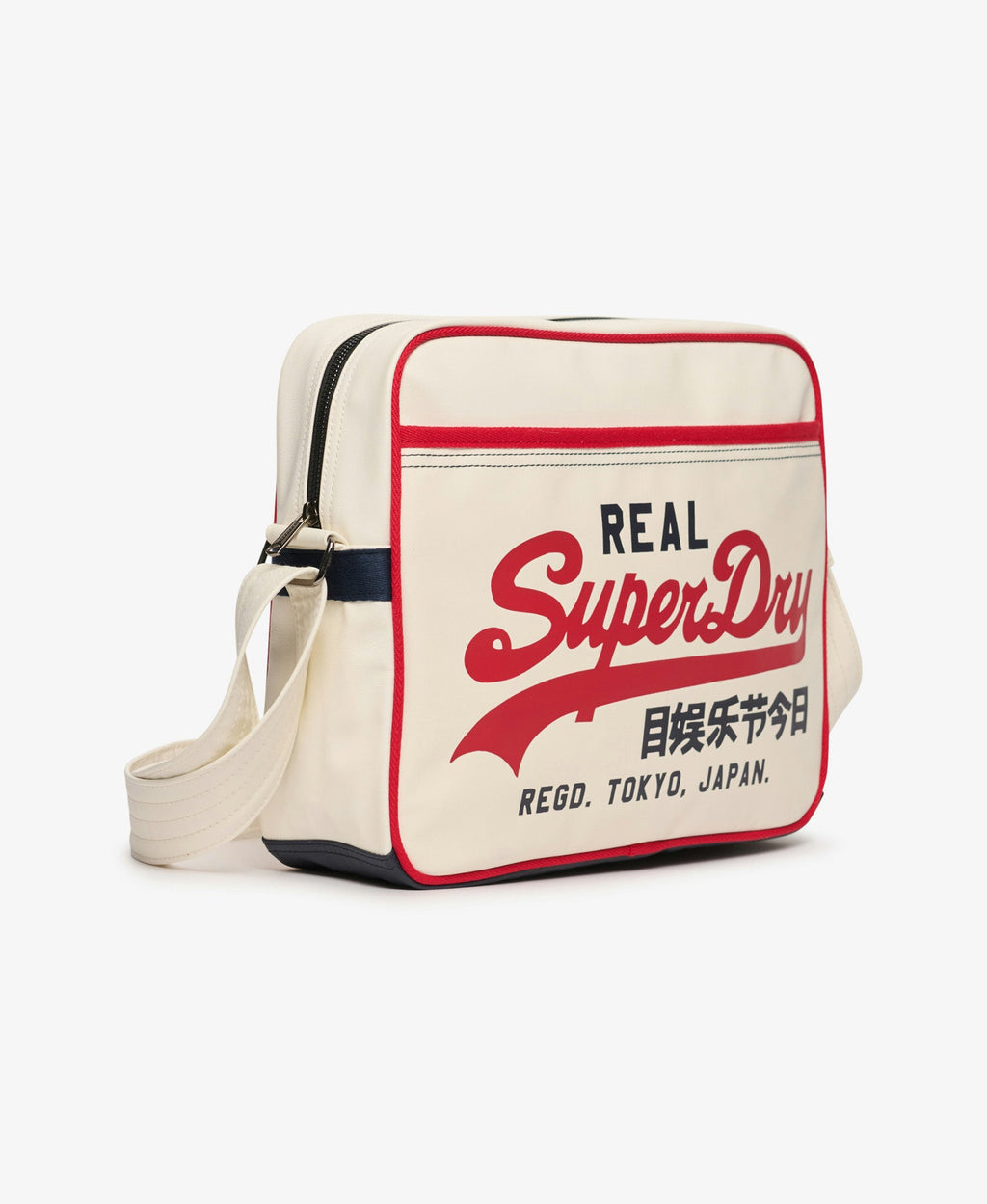 Retro Alumni Messenger Bag | Winter White
