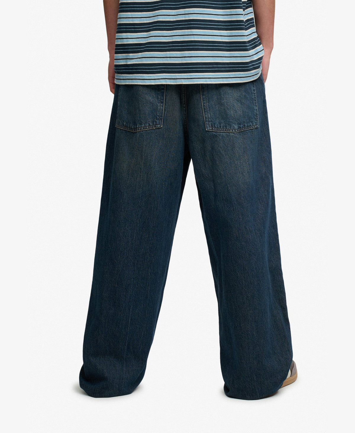 Oversized Rigid Washed Jean | Viper Vintage Indigo 32