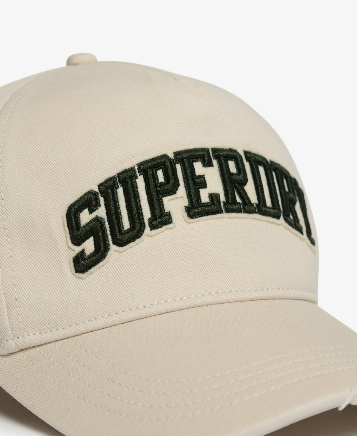 Varsity Logo Trucker Cap | Lighter Stone