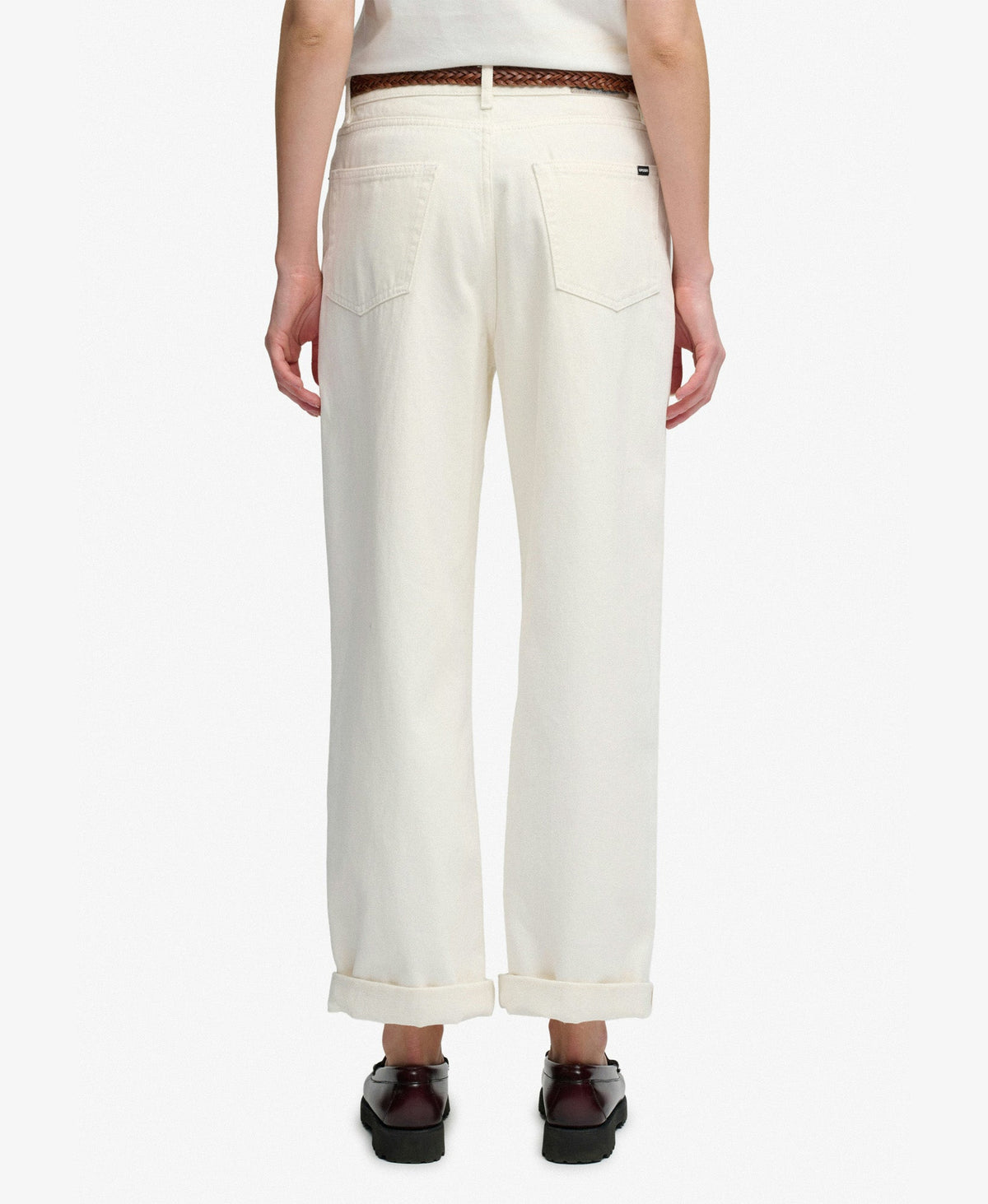 High Rise Wide Leg Jean | Ecru Denim 30
