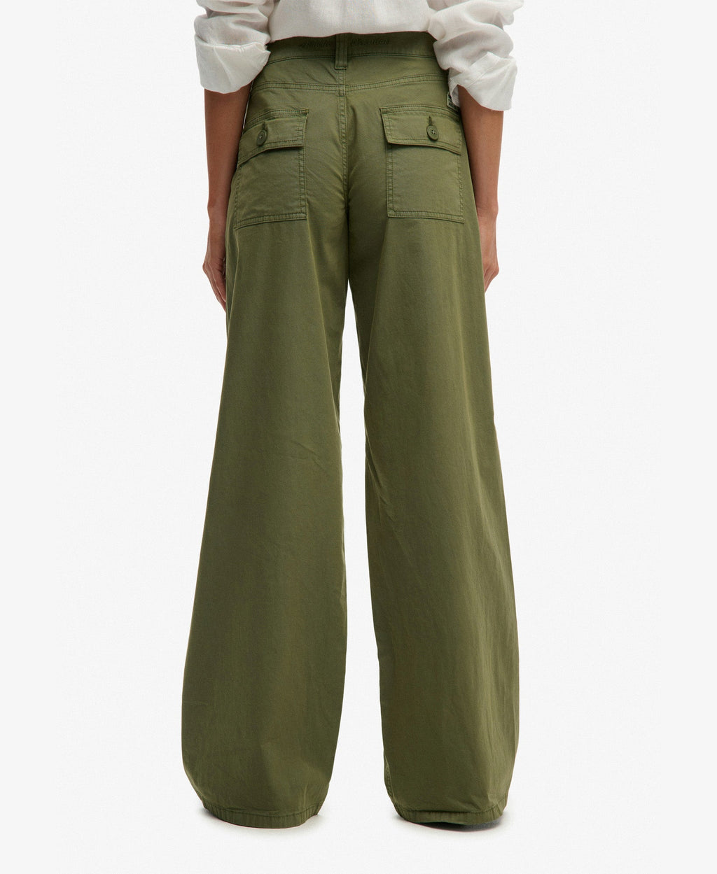 Baggy Cargo Pant | Olive Khaki