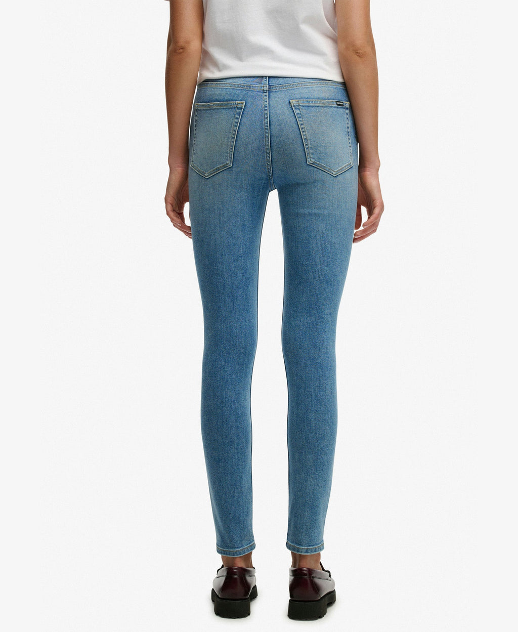 High Rise Skinny Jean | Mid Blue 30
