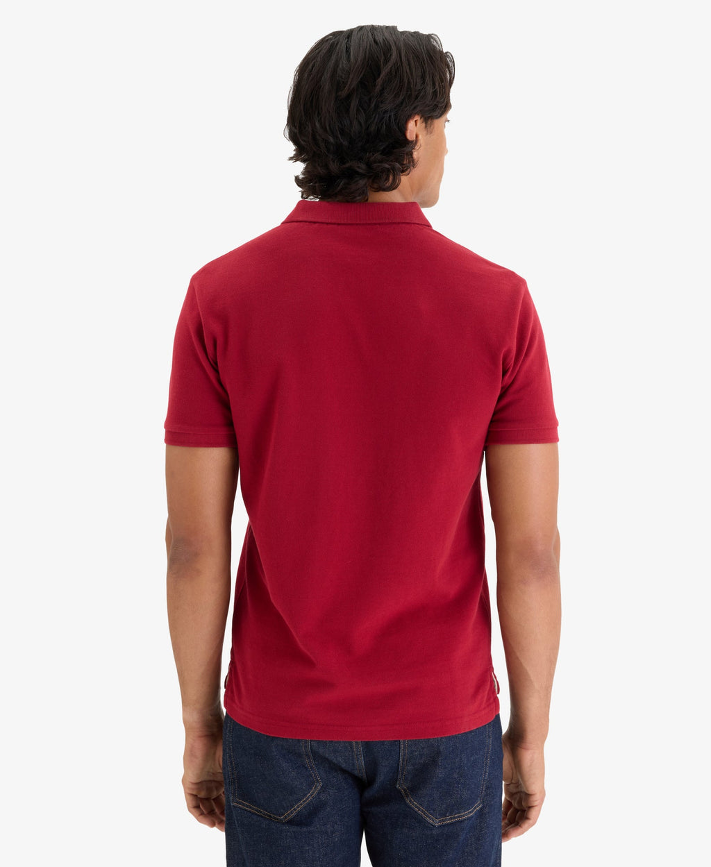 Classic Pique Polo | Red Dahlia