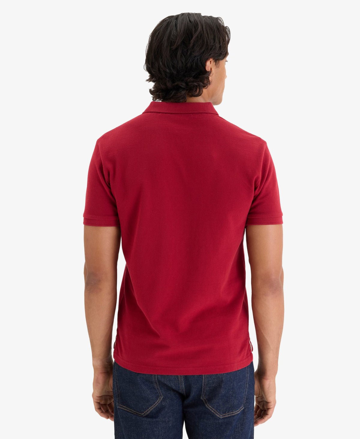 Classic Pique Polo | Red Dahlia