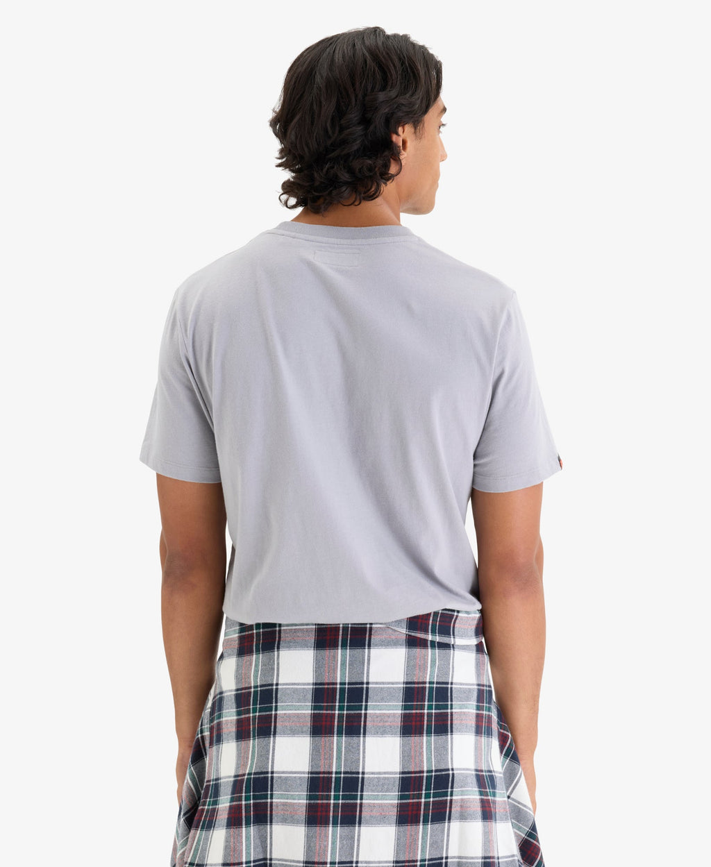 Copper Label Chest Tee | Sleet Grey