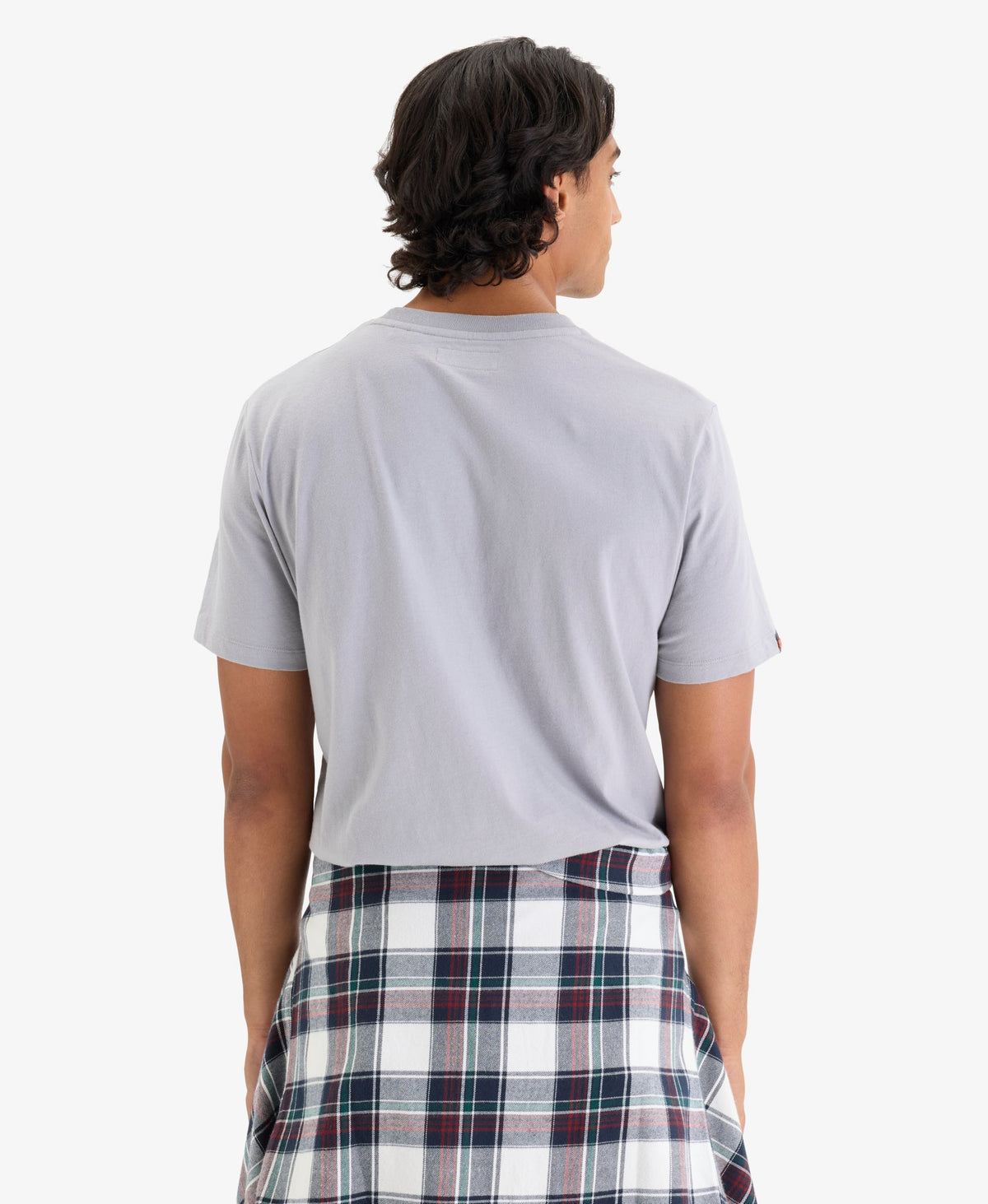 Copper Label Chest Tee | Sleet Grey