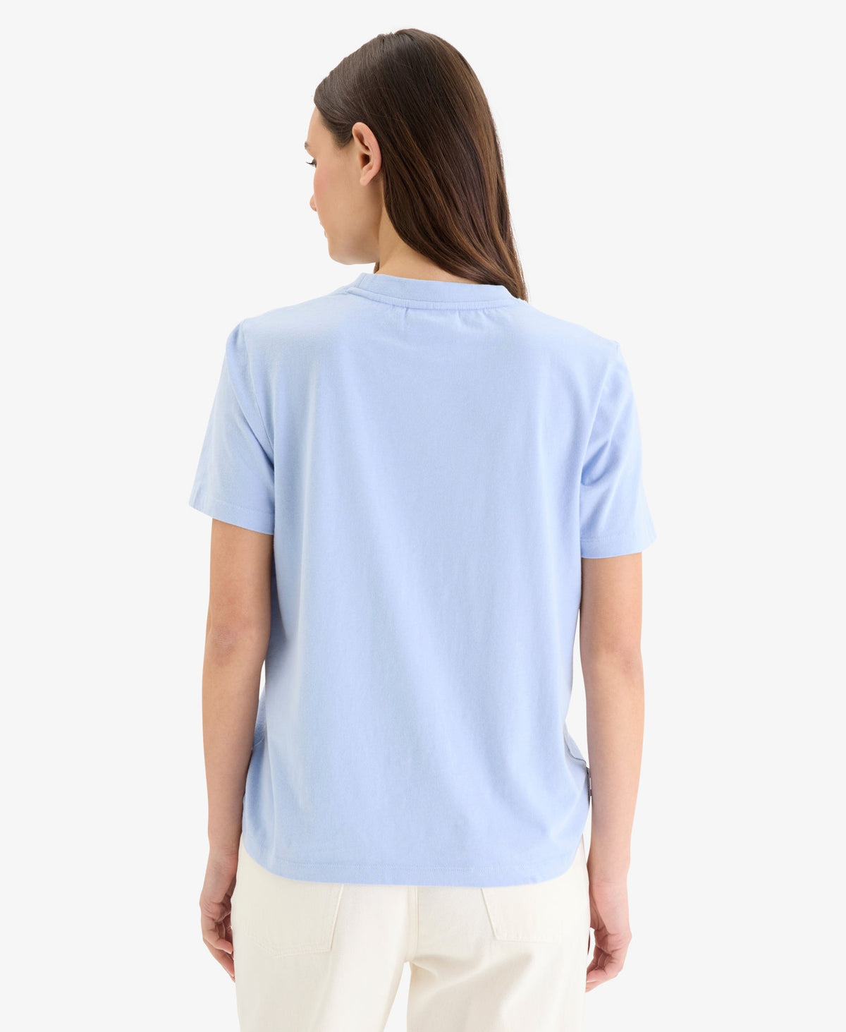 Essential Logo Embroidered Tee | Rich Blue