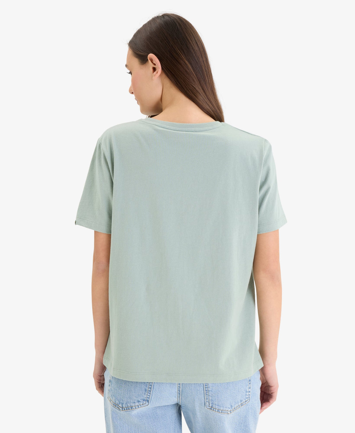 Micro Logo Tee | Light Jade Green