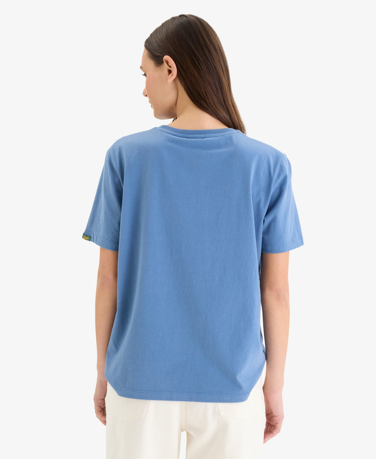 Micro Logo Tee | Wedgewood Blue
