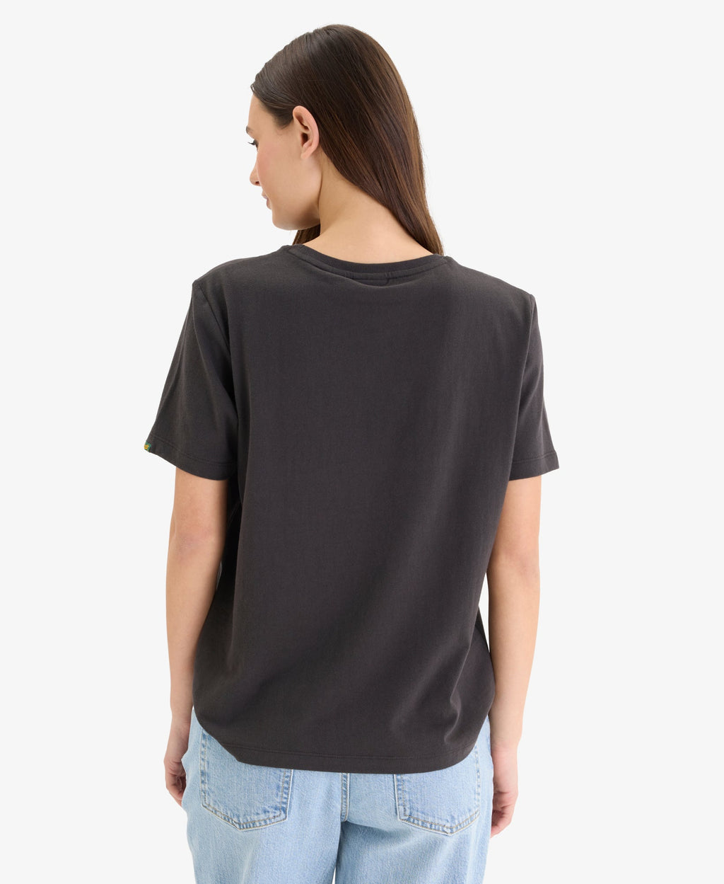 Micro Logo Tee | Bison Black