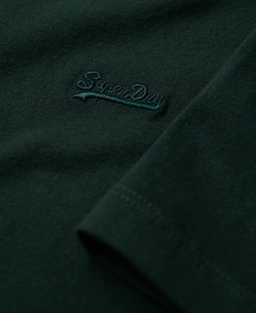 Essential Logo Embroidered Tee | Forest Green