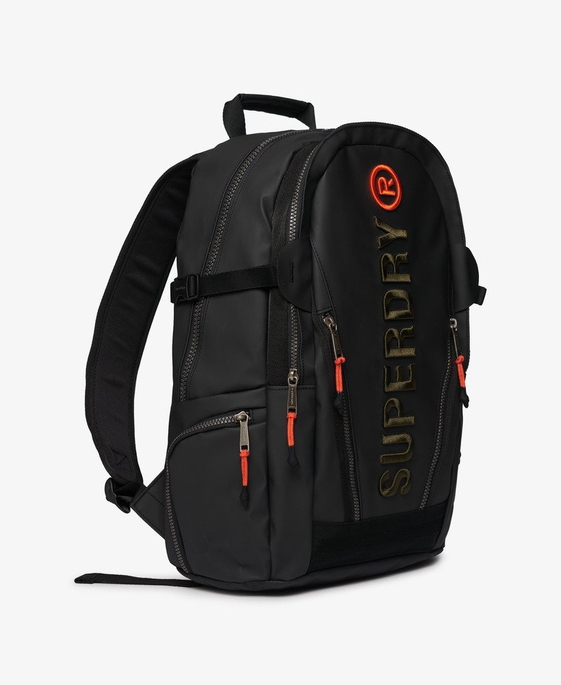 Tarp Embroidered Rucksack | Black/Khaki Green
