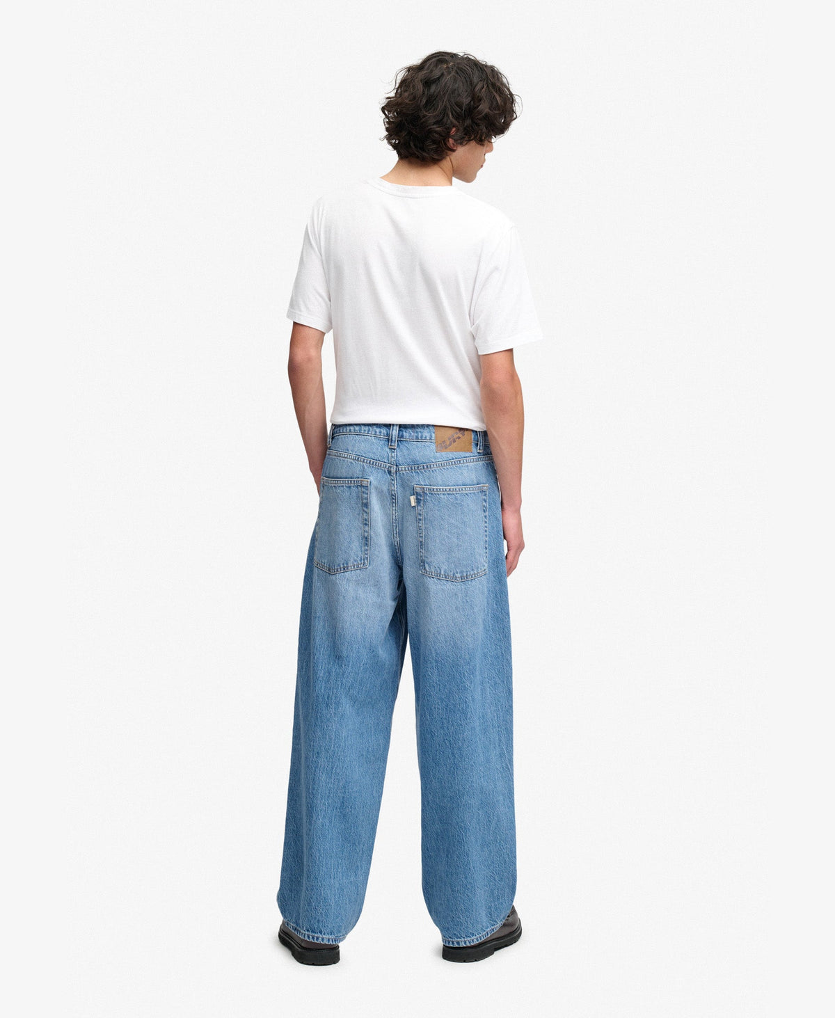 Oversized Rigid Washed Jean | Fairfield Light Blue 32