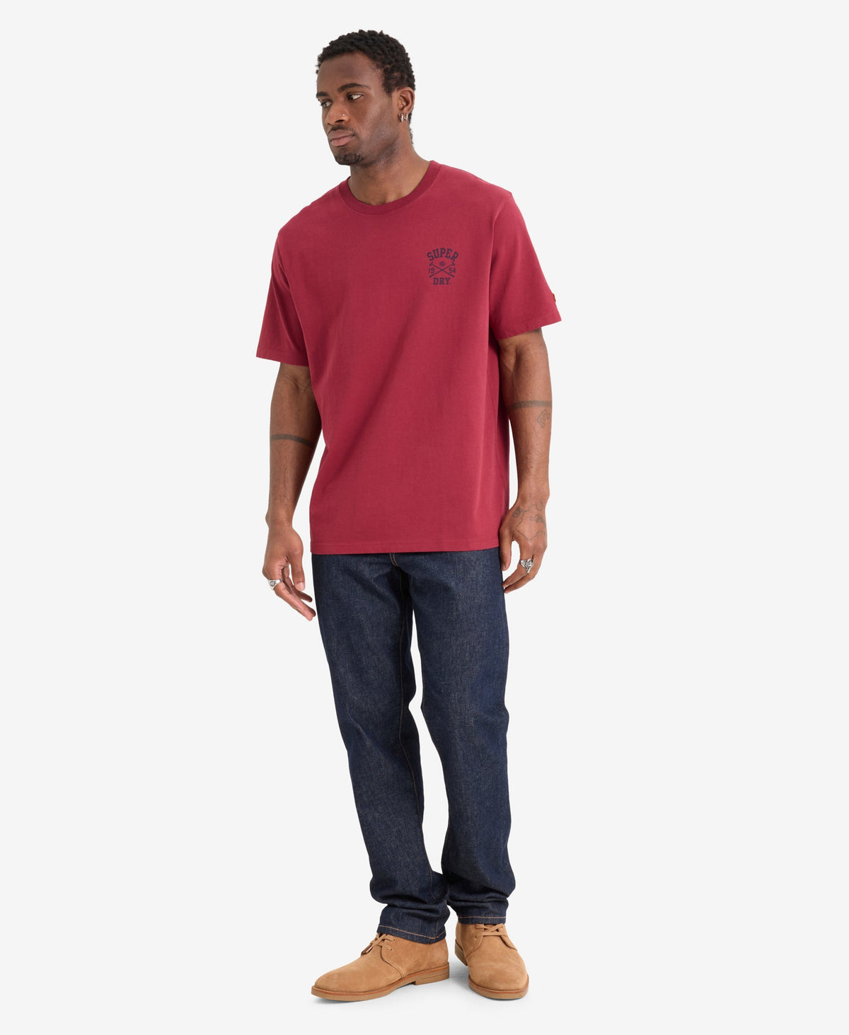 Athletic Club Tee | Bordeaux Red