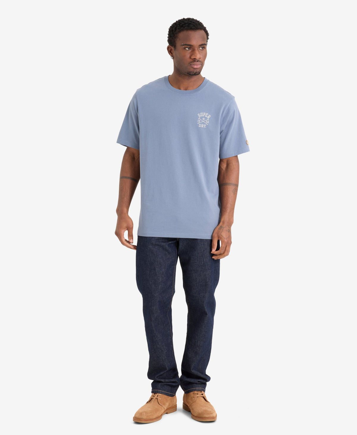 Athletic Club Tee | Flint Stone Blue Grey