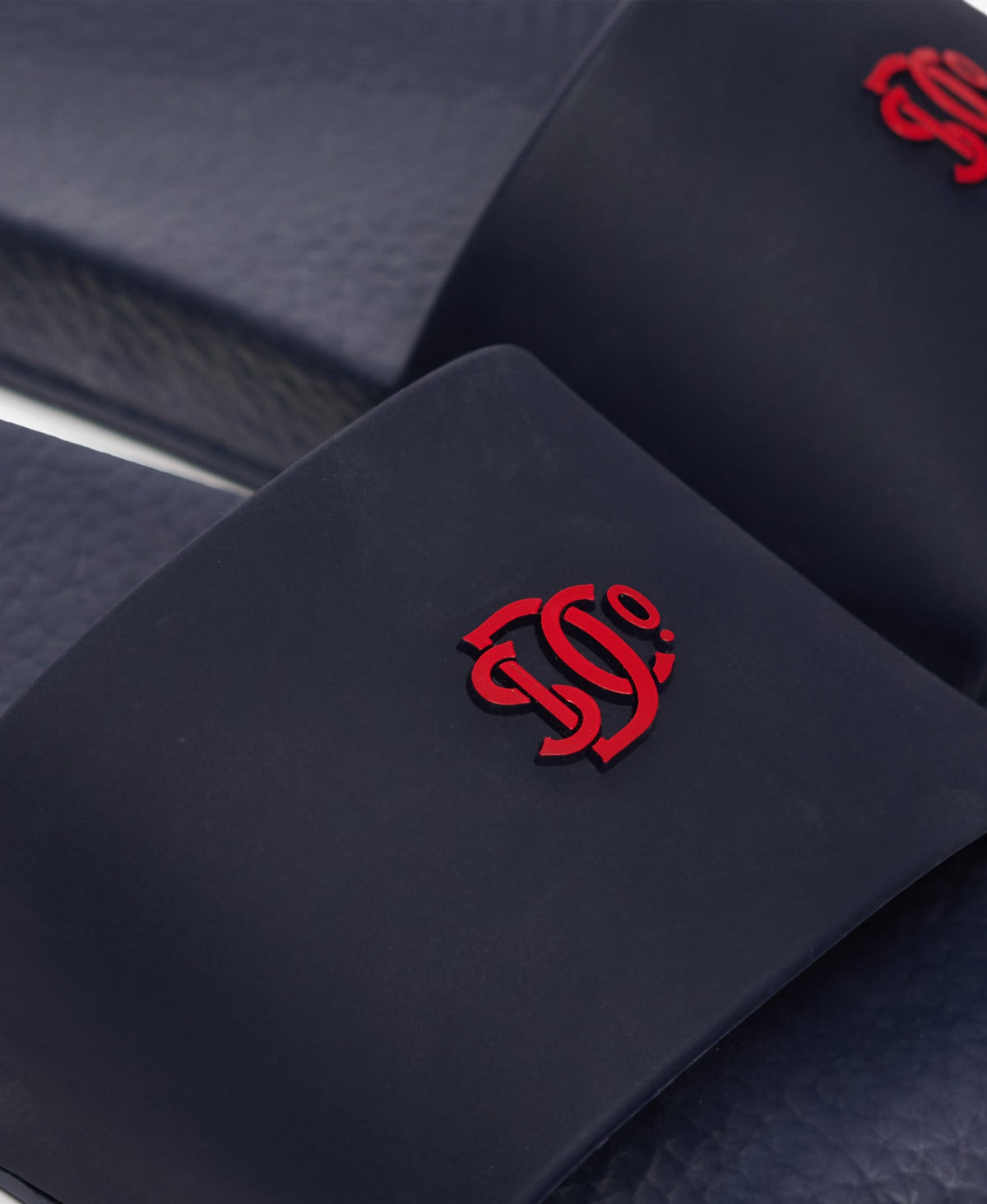 Sd &amp; Co Pool Slide | Atlantic Navy/Flare Red