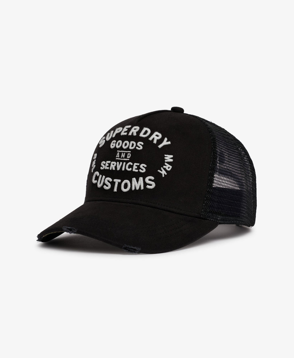 Mesh Trucker Cap | Black/Black