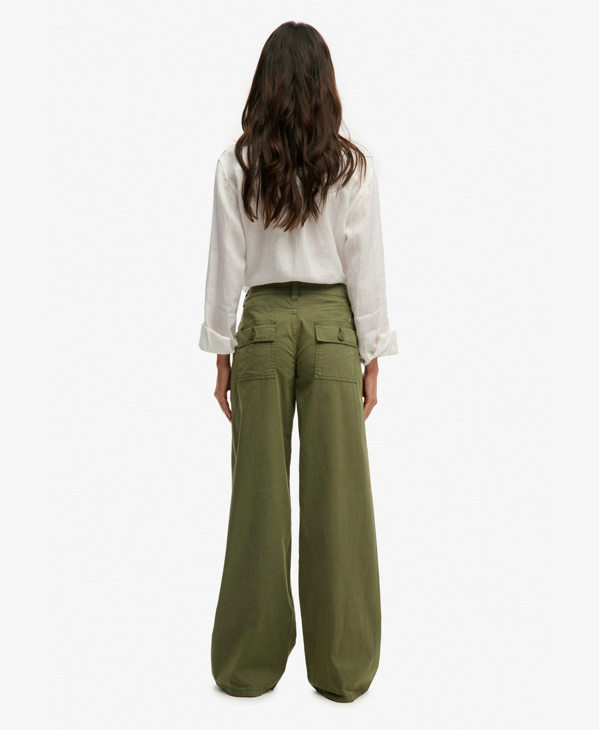 Baggy Cargo Pant | Olive Khaki