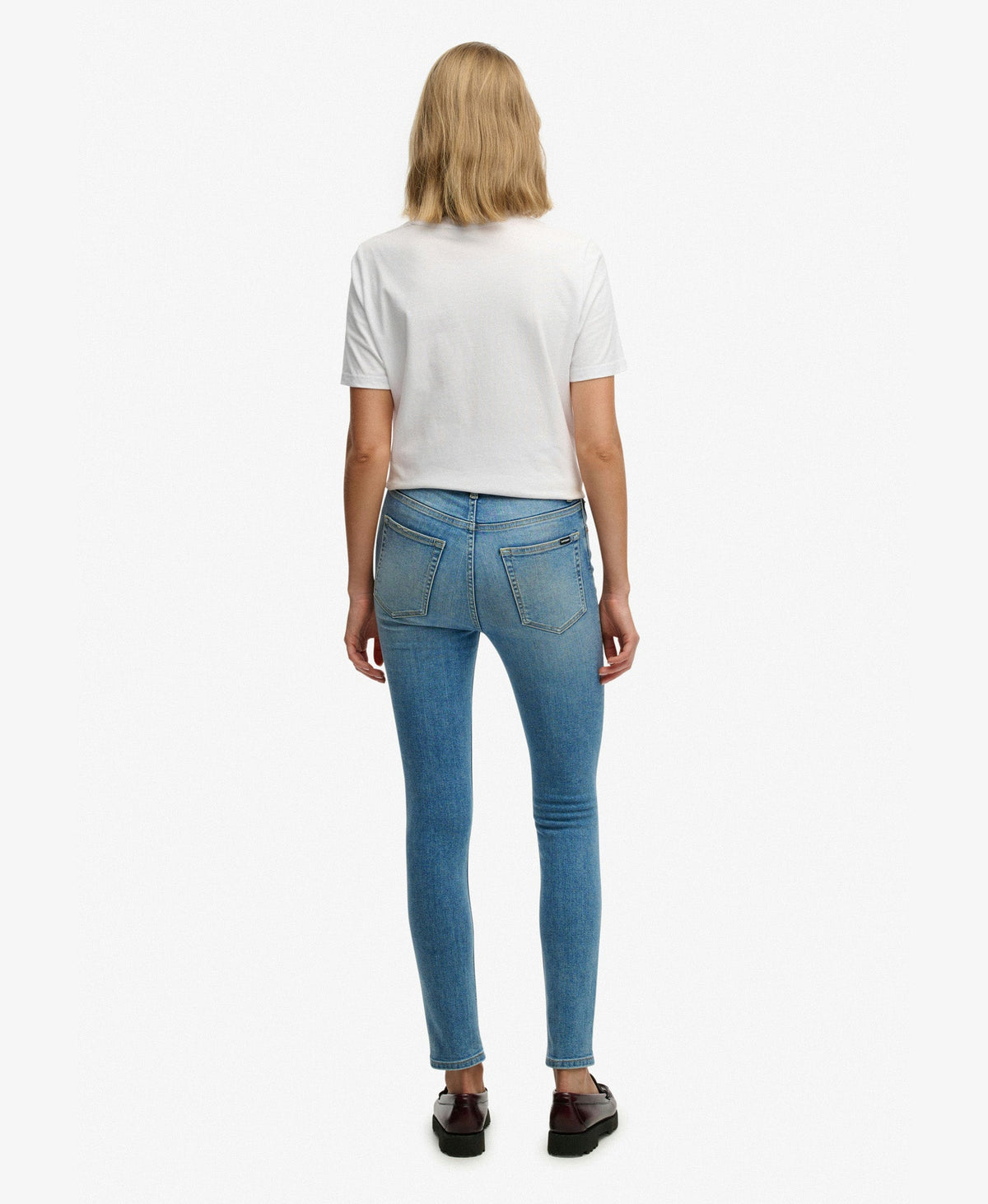 High Rise Skinny Jean | Mid Blue 30