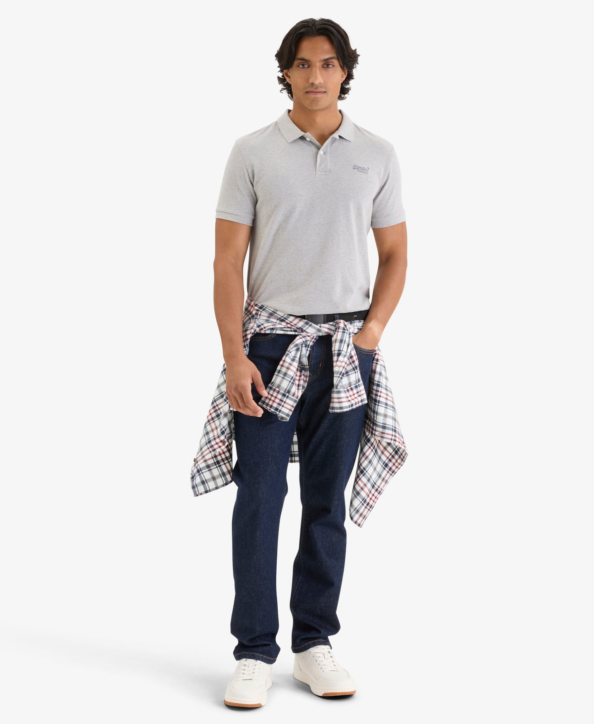 Classic Pique Polo | Vintage Sweat Grey Marle