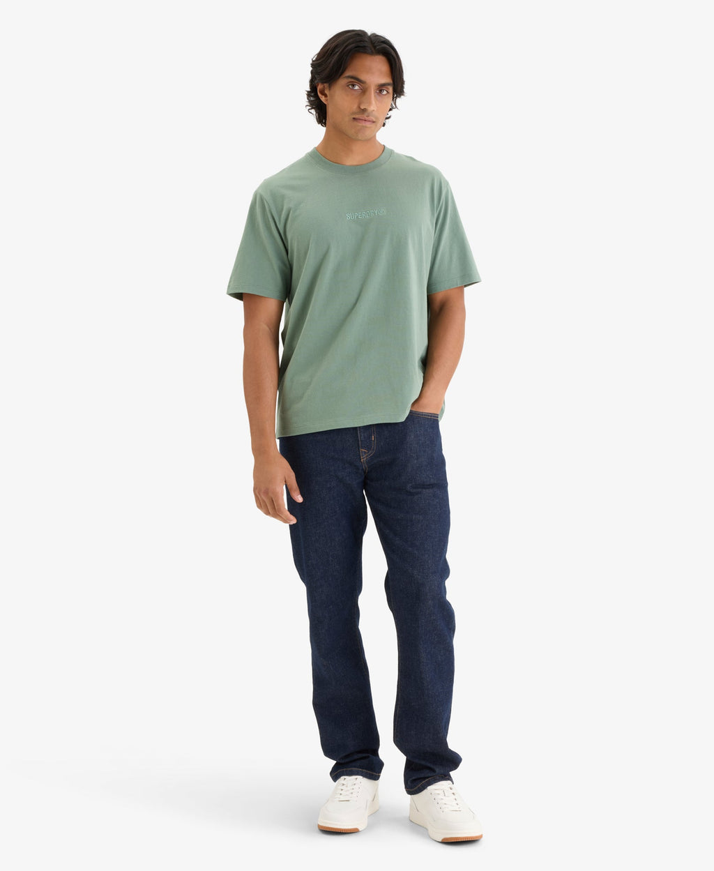 Micro Logo Tee | Laurel Khaki