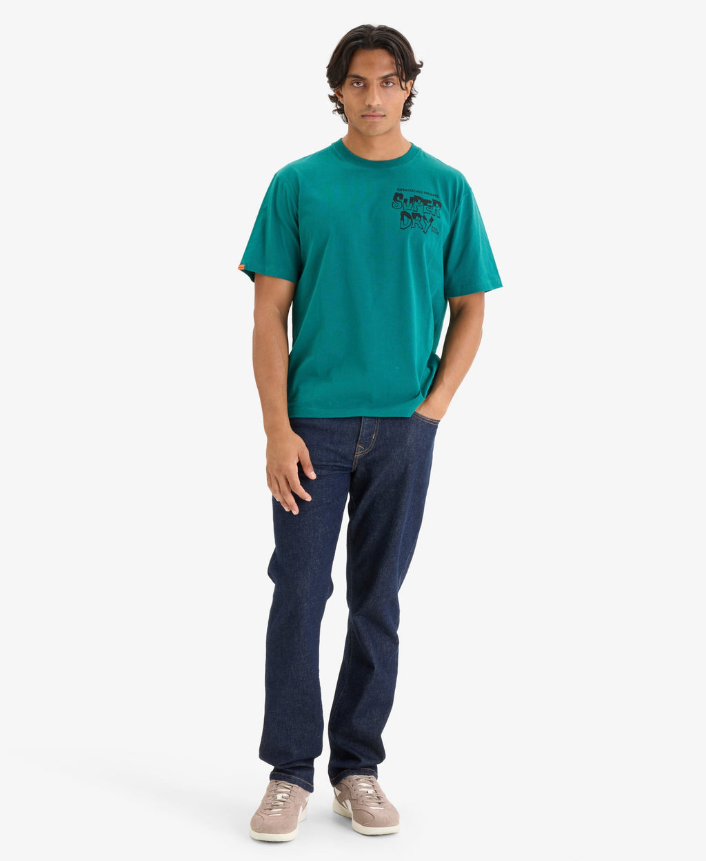 Movie Graphic Chest Tee | Storm Green