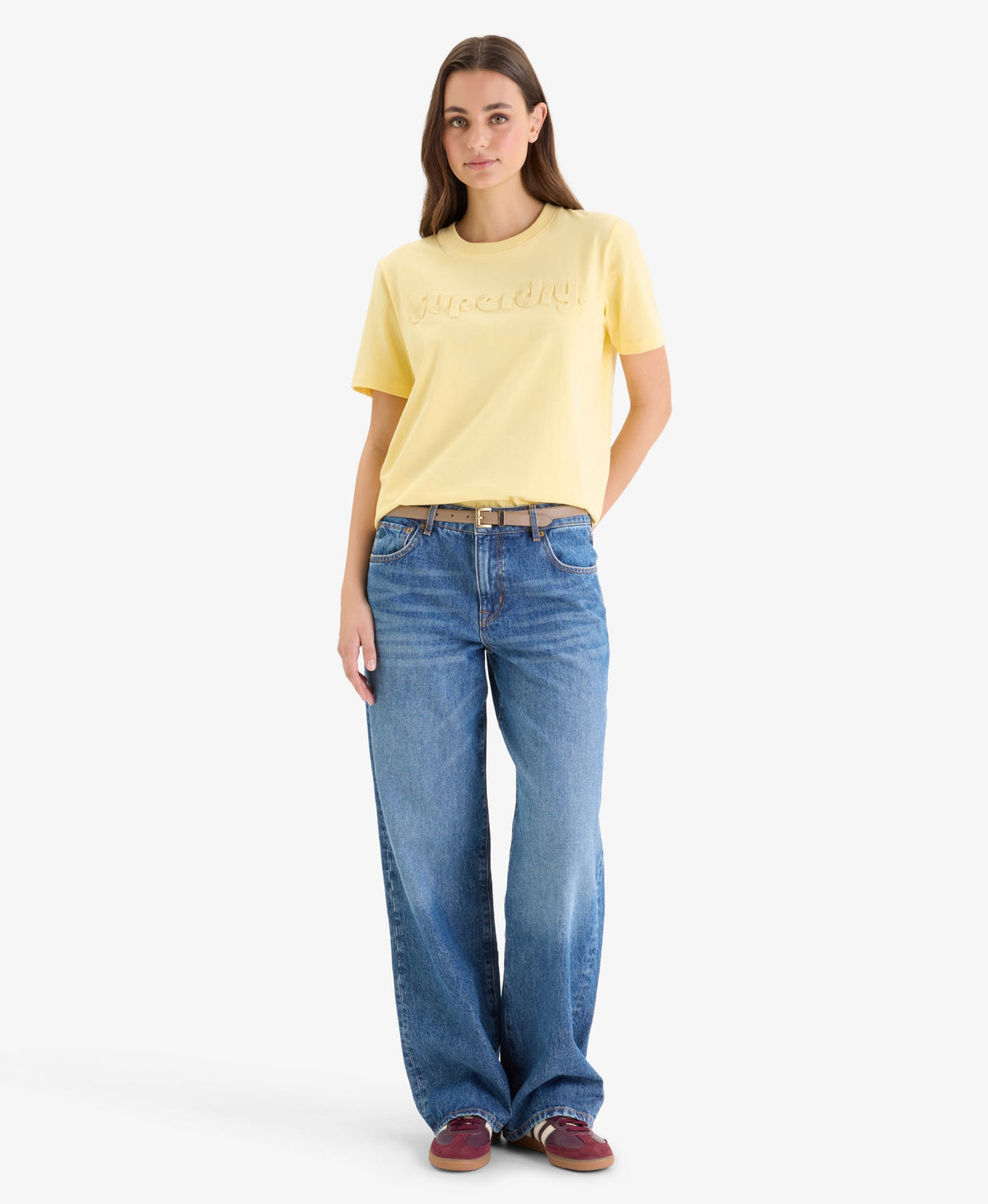 Embossed Logo Graphic Tee | Island Yellow