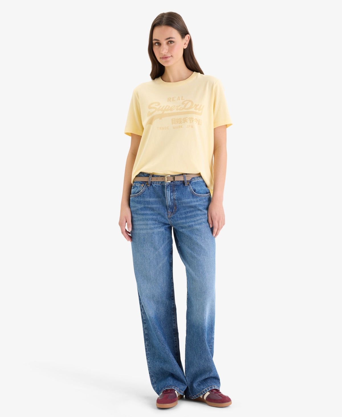 Vintage Logo Relaxed Tee | Double Cream