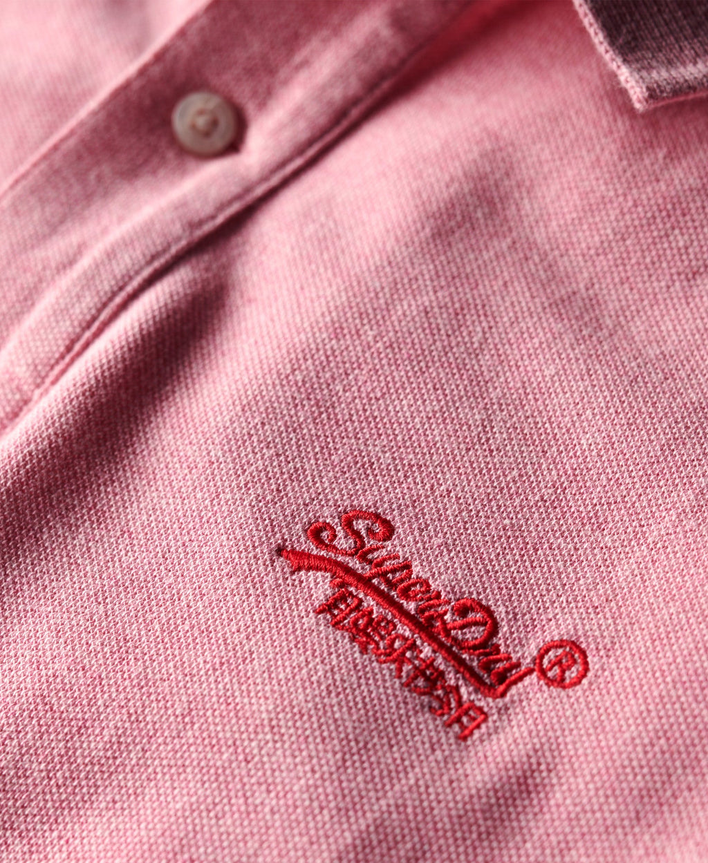 Classic Pique Polo | Light Pink Marle