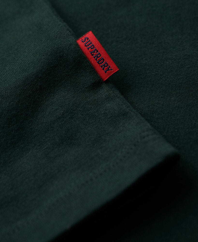 Essential Logo Embroidered Tee | Forest Green