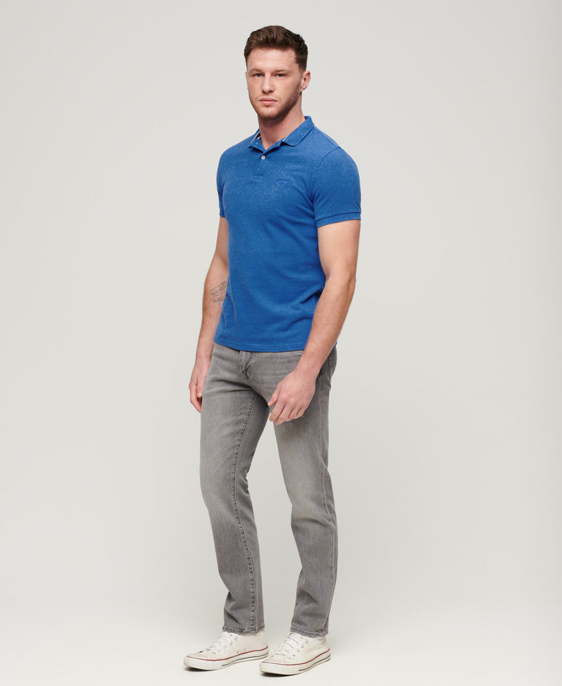 Classic Pique Polo | Varsity Blue Marle