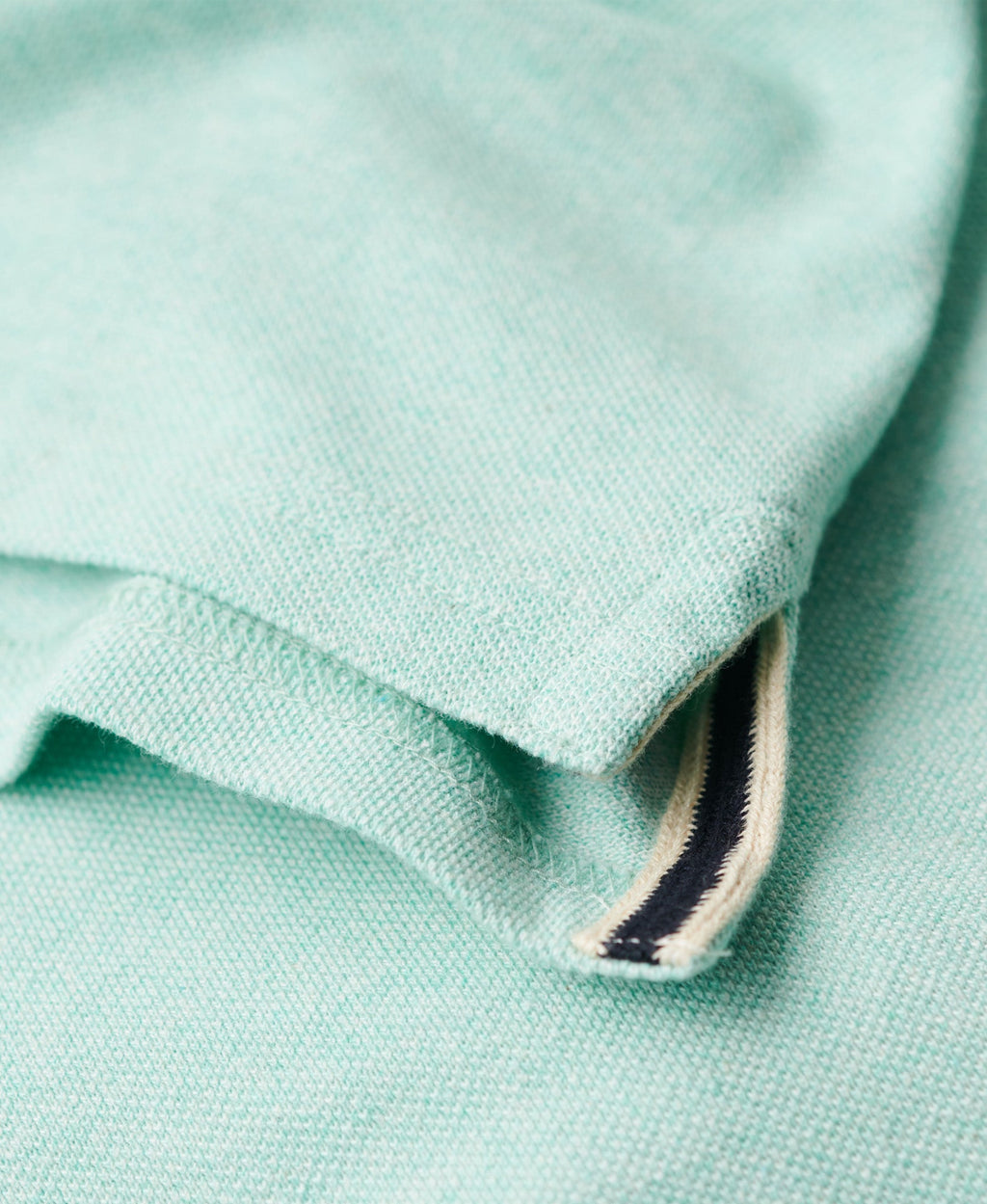 Classic Pique Polo | Light Mint Green Marle