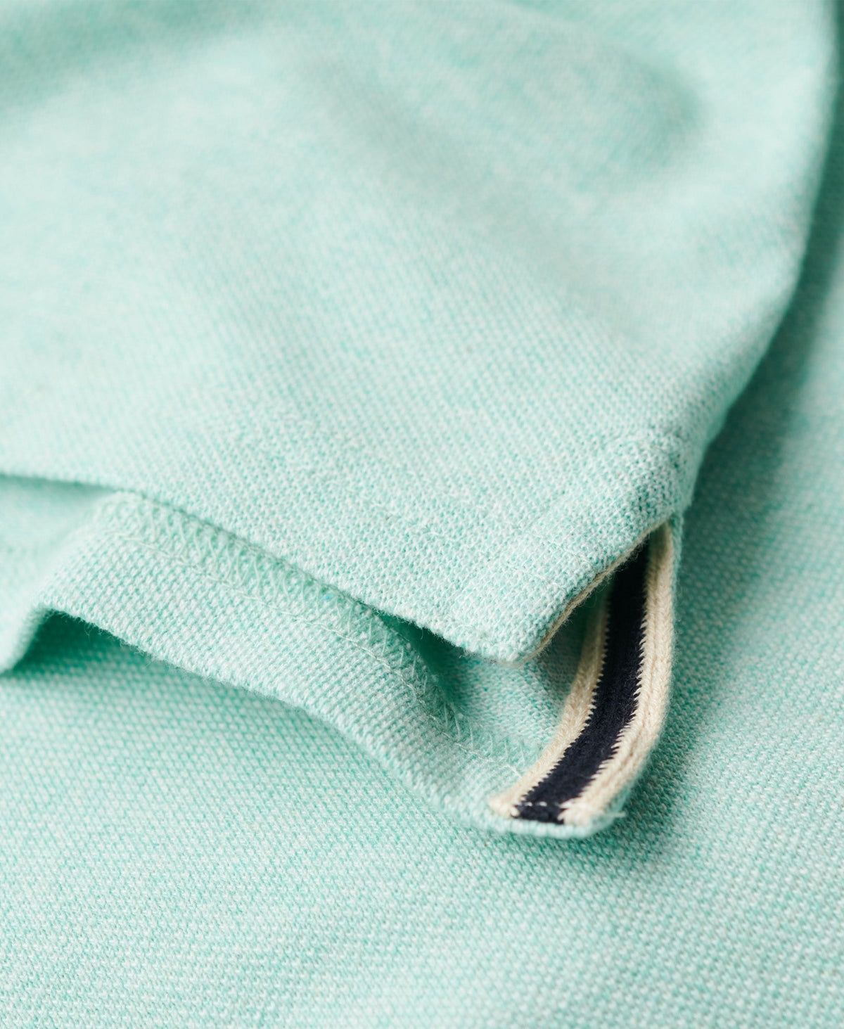 Classic Pique Polo | Light Mint Green Marle
