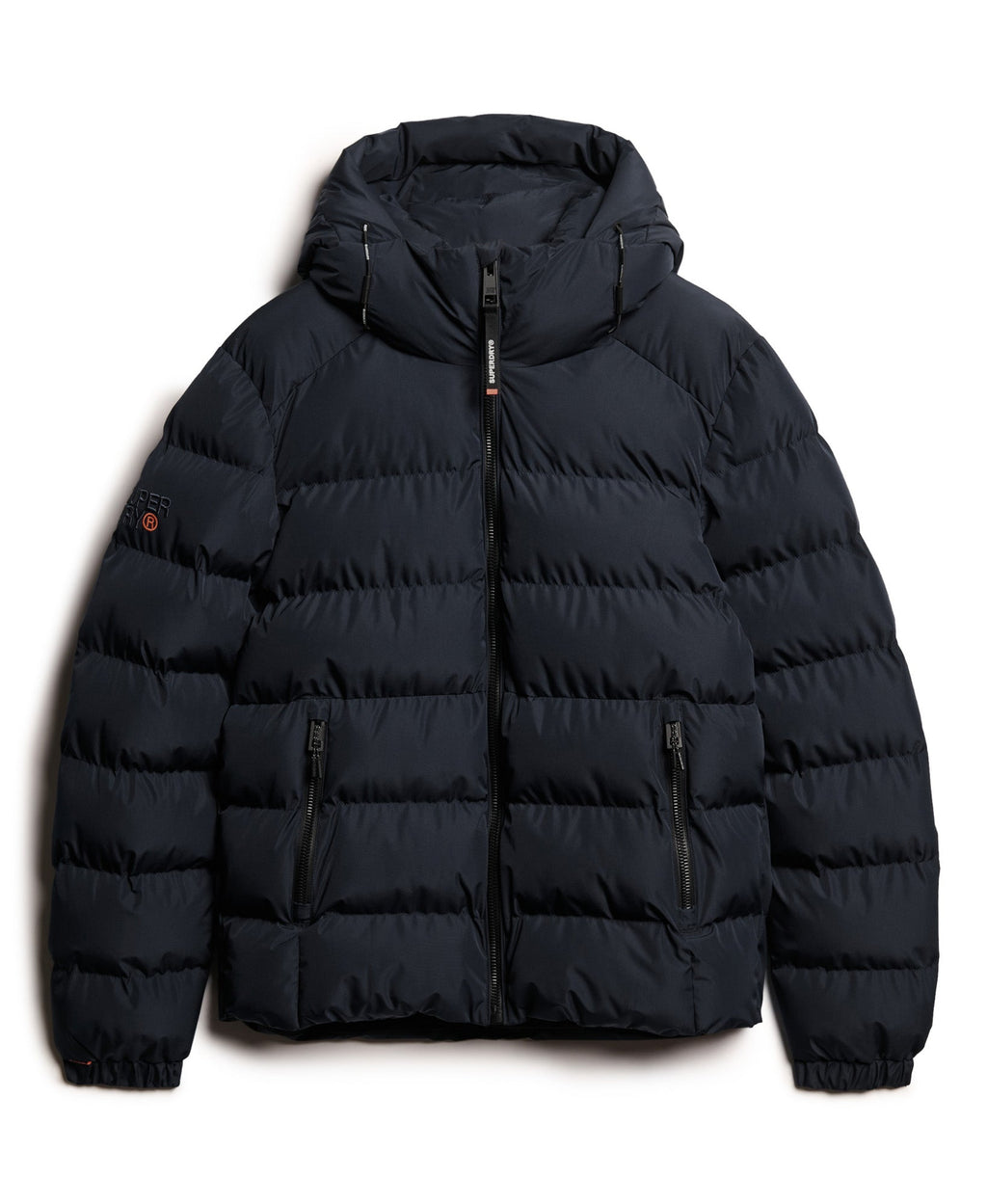 Hooded Sports Puffer Jacket | Eclipse Navy