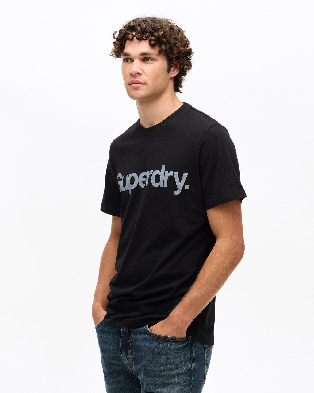 Core Logo Graphic Tee | Black