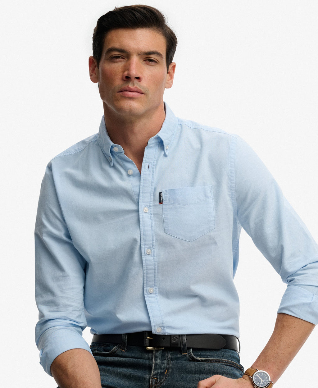 Essentials Oxford Shirt | Seafoam Blue
